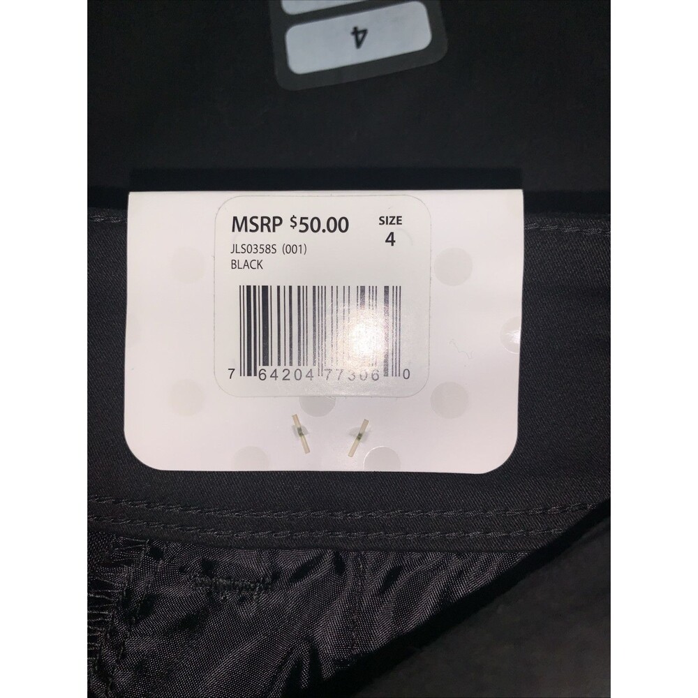 NWT ISAAC MIZRAHI New York Dress Shorts Black Tailored Flat Front Size 4 Womens - Picture 16 of 16